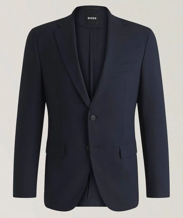 Slim-Fit Wool-Blend Suit