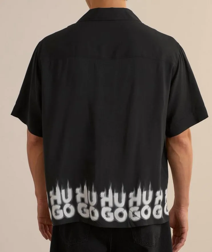 Smoke Logo Camp Shirt