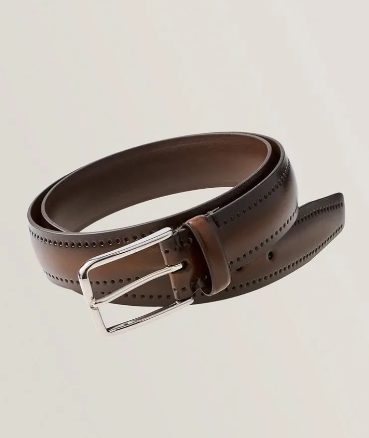 Smooth Calf Leather Belt