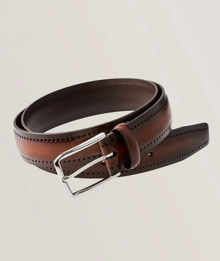 Smooth Calf Leather Belt