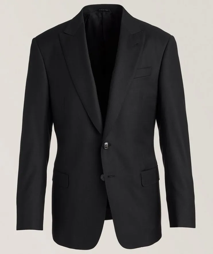 Soft Tonal Pinstripe Virgin Wool Suit