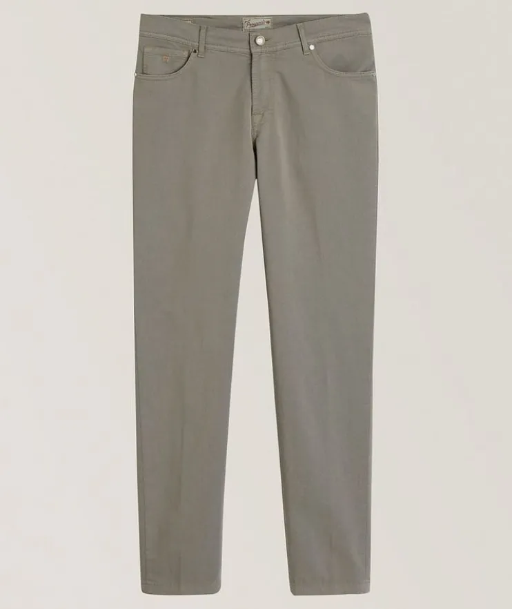 Solaro Cotton-Blend Five-Pocket Pants