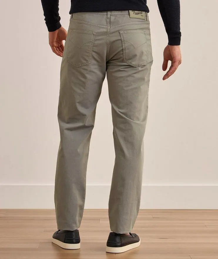 Solaro Cotton-Blend Five-Pocket Pants