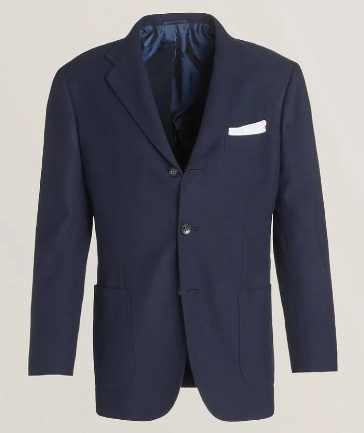 Solid Cashmere Sport Jacket