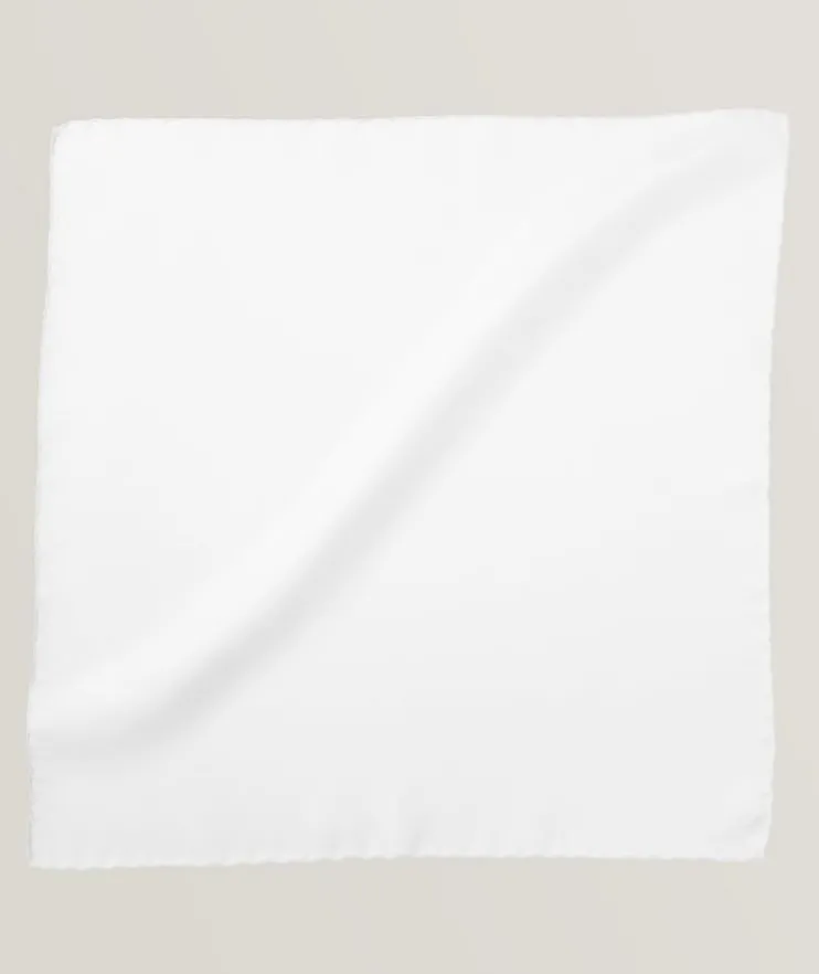 Solid Silk Pocket Square