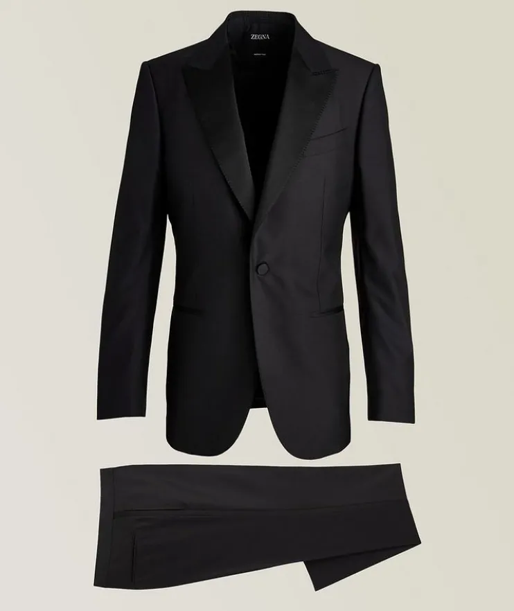 Solid Trofeo 600 Wool-Silk Tuxedo