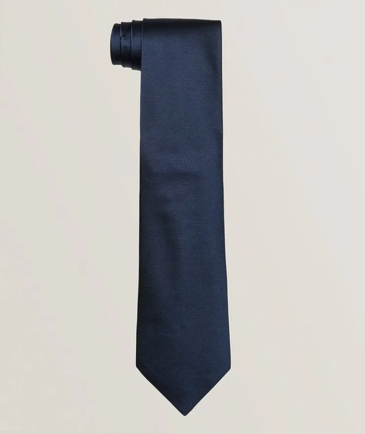 Solid Twill Silk Tie