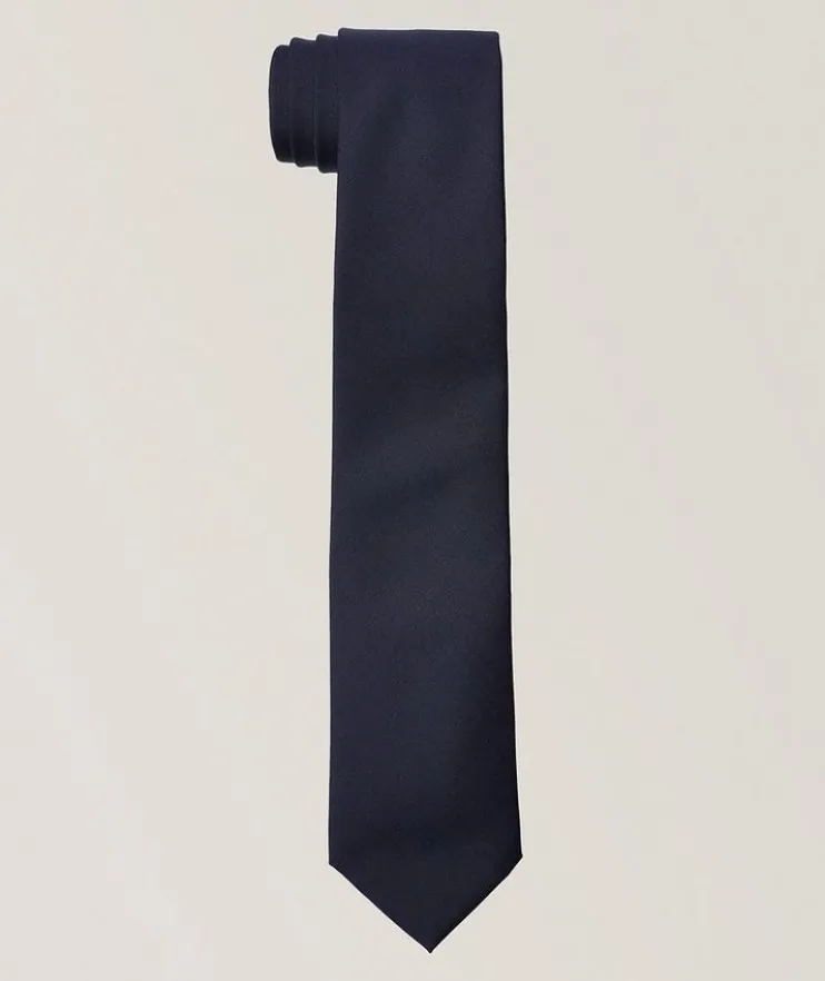 Solid Virgin Wool Tie