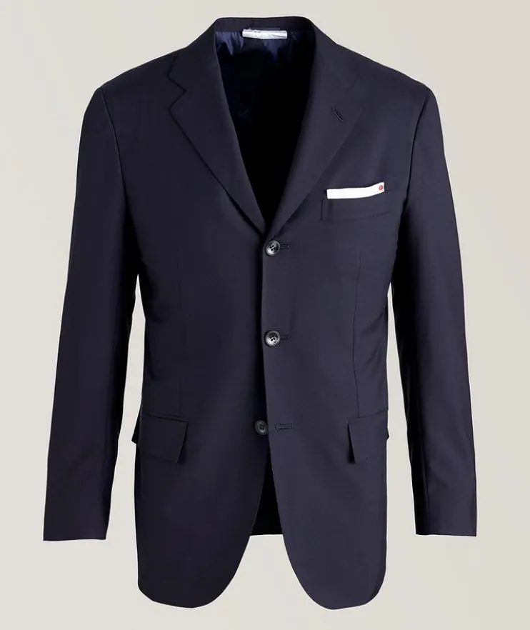 Solid Wool Suit