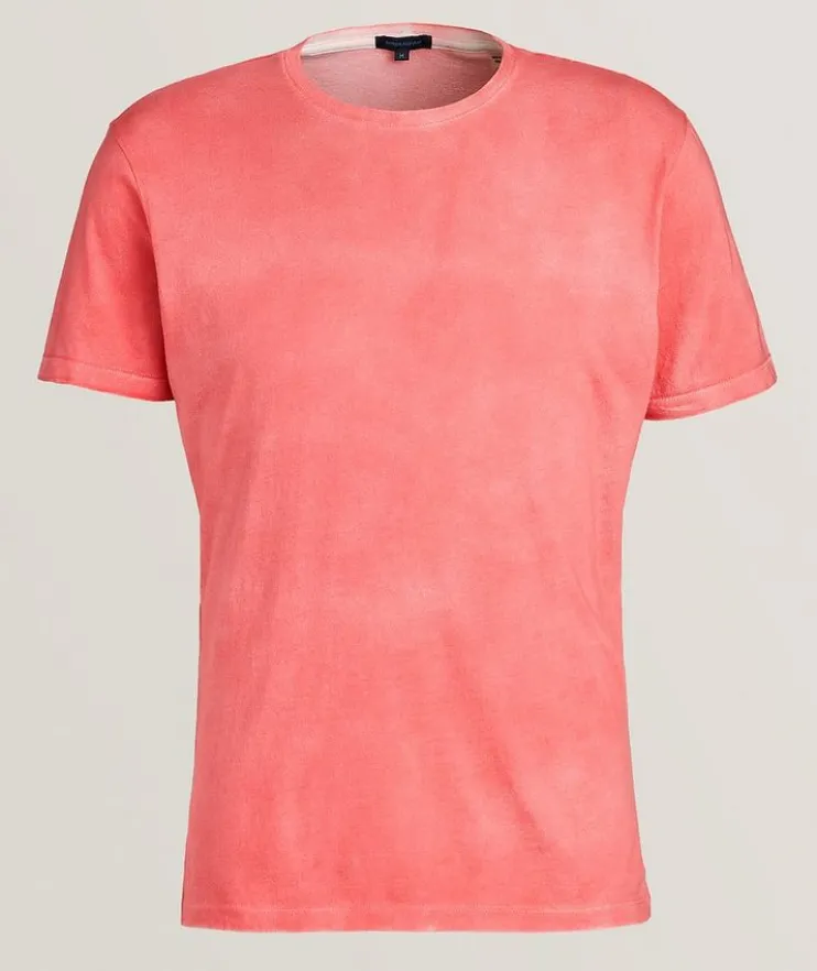 Spray Wash Pima Cotton T-Shirt