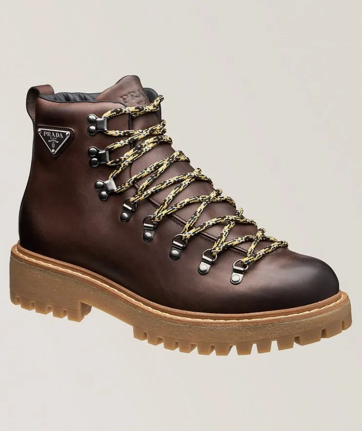 St. Moritz Leather Hiking Boots