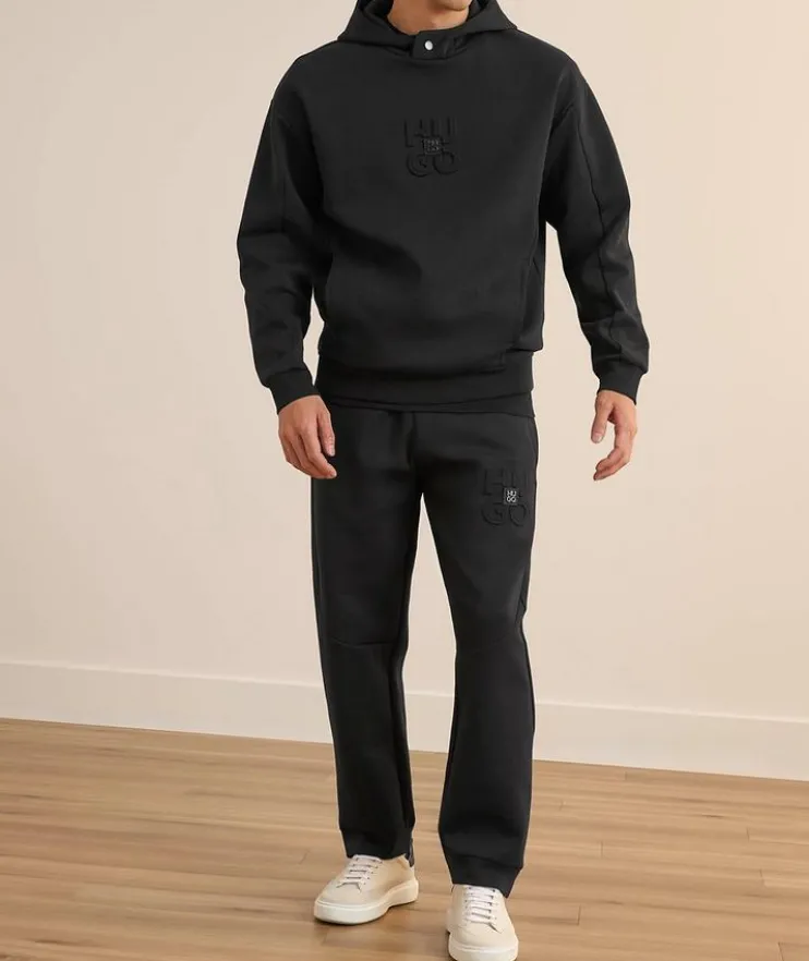 Stacked Smoke Logo Cotton T-Shirt