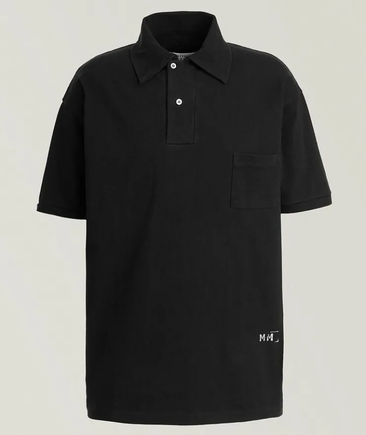 Stamp Logo Cotton Polo