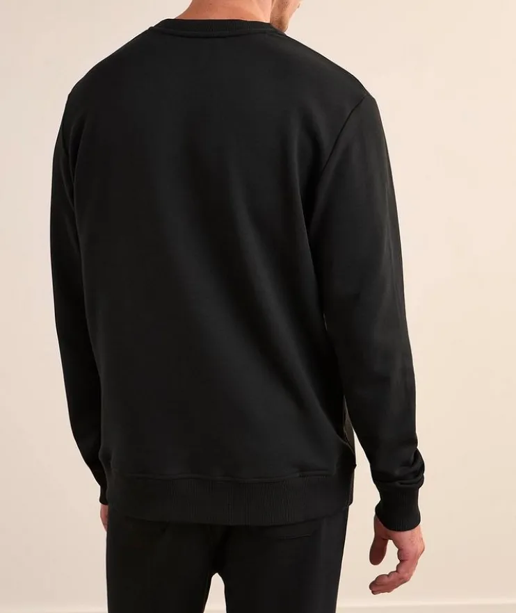 Stamp Logo Print Cotton Sweatshirt