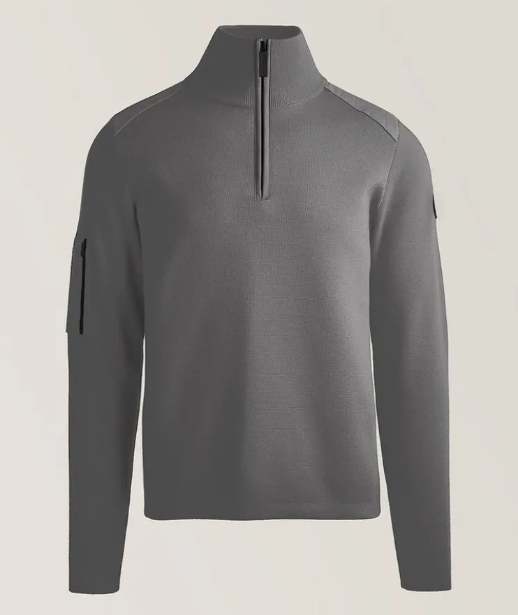 Stormont Merino Wool Half-Zip Sweater