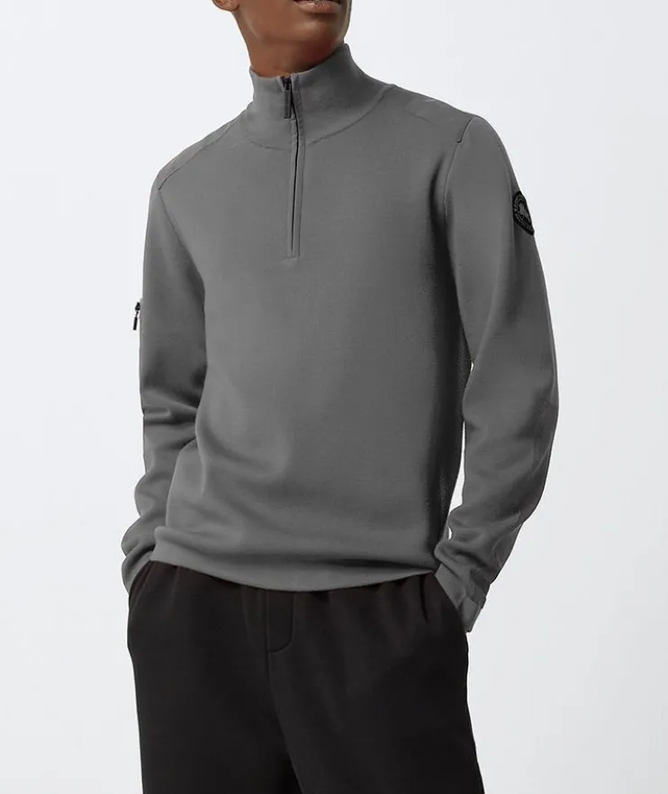 Stormont Merino Wool Half-Zip Sweater