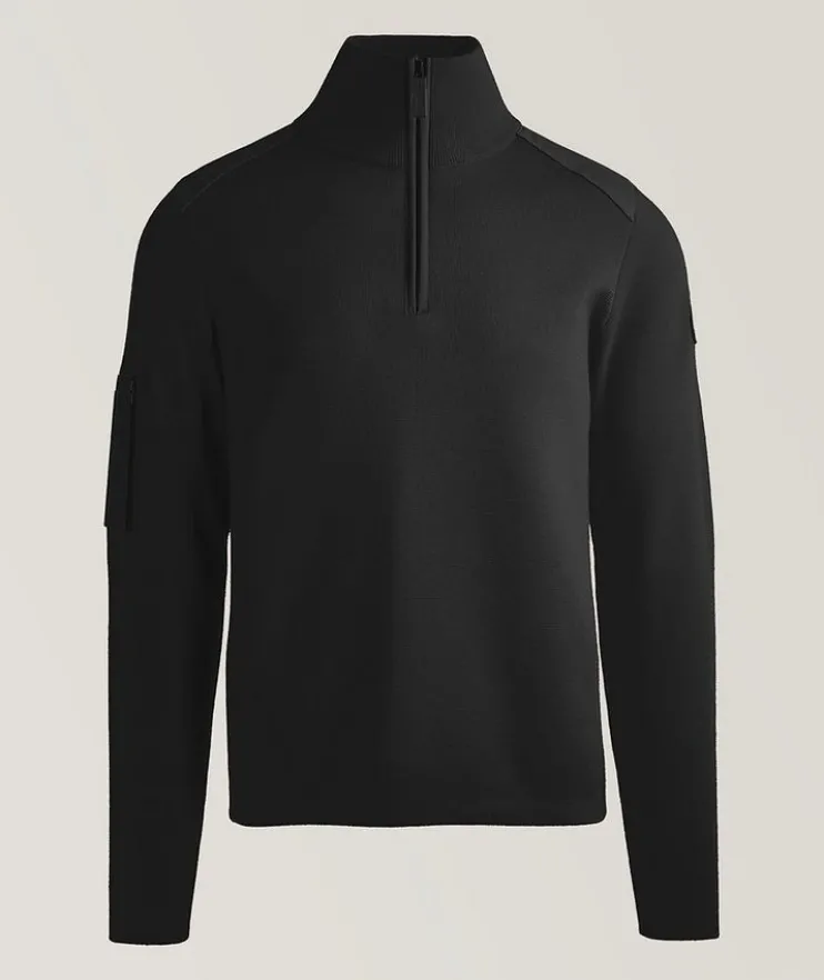 Stormont Merino Wool Half-Zip Sweater