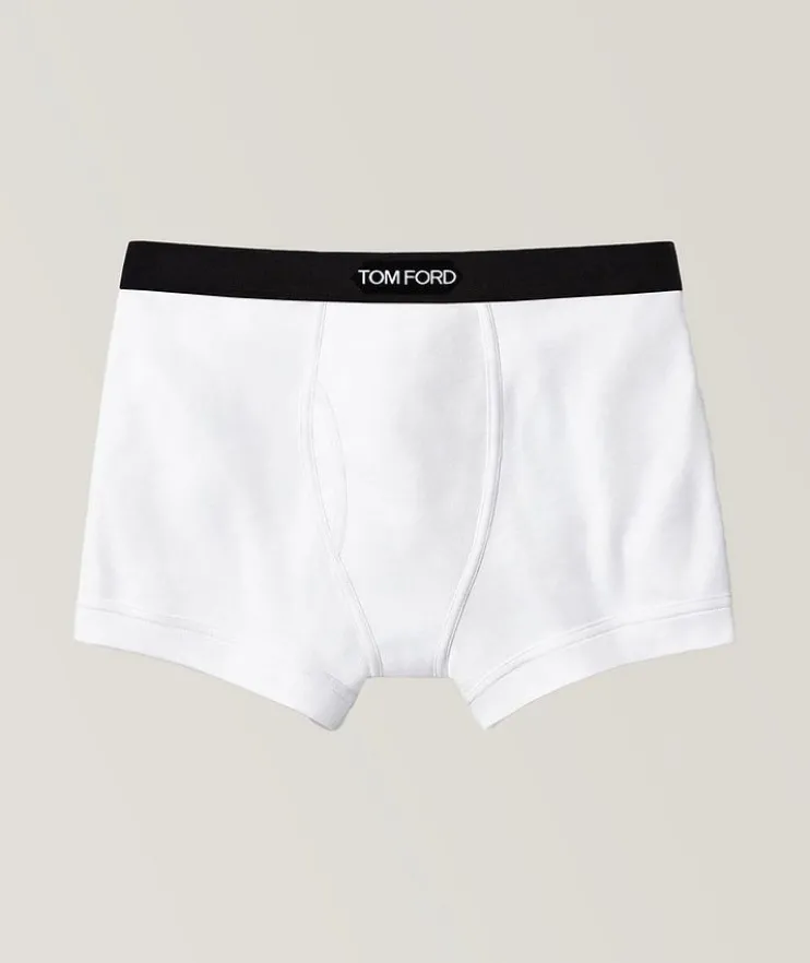 Stretch Cotton Boxer Briefs