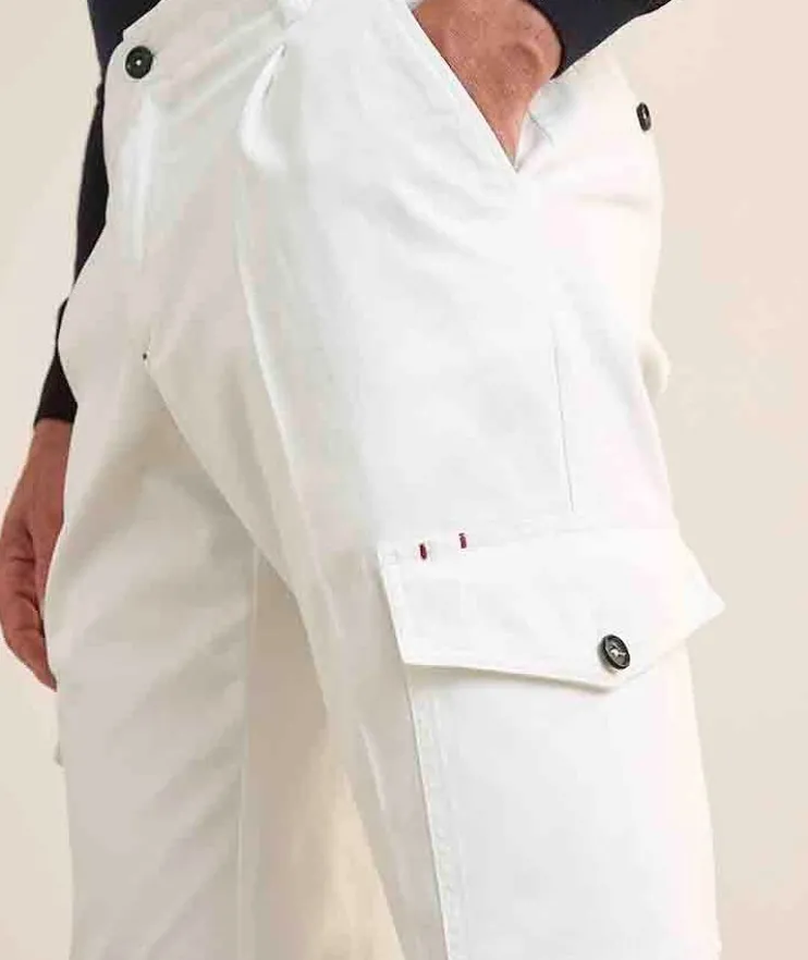 Stretch Cotton-Cashmere Sartorial Cargo Pants