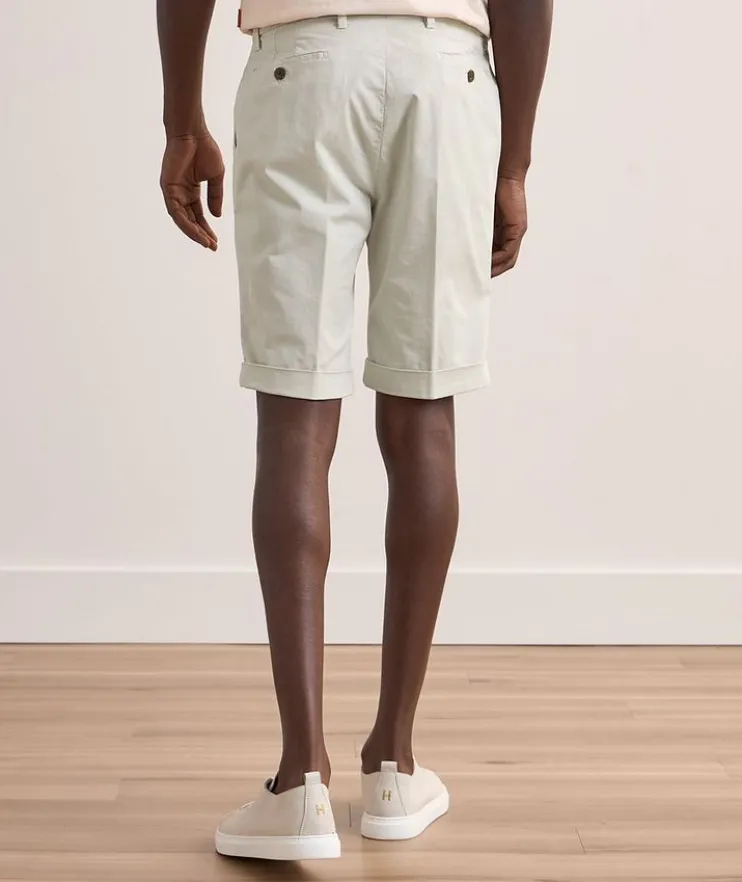 Stretch-Cotton Bermuda Shorts