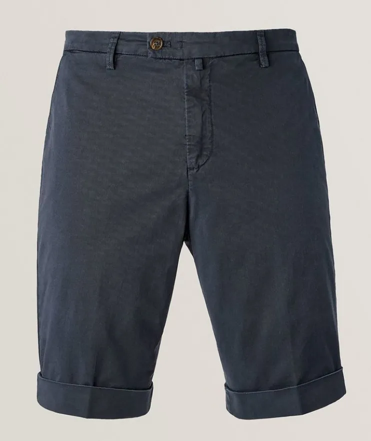 Stretch-Cotton Bermuda Shorts