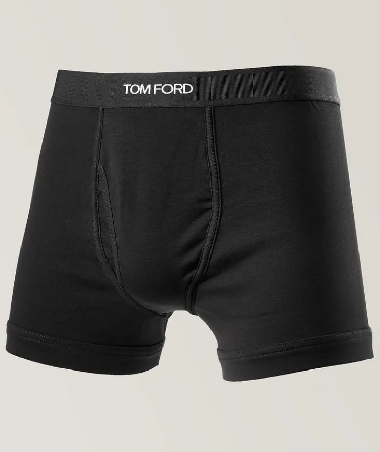 Stretch-Cotton Boxer Briefs