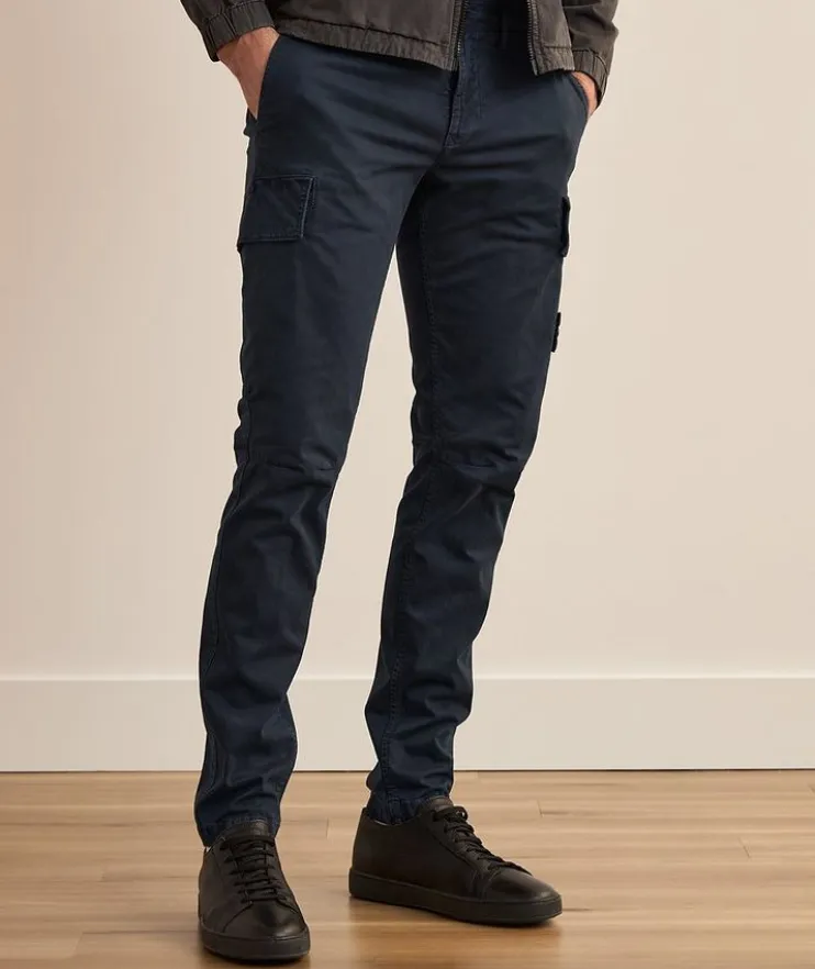 Stretch-Cotton Cargo Pants