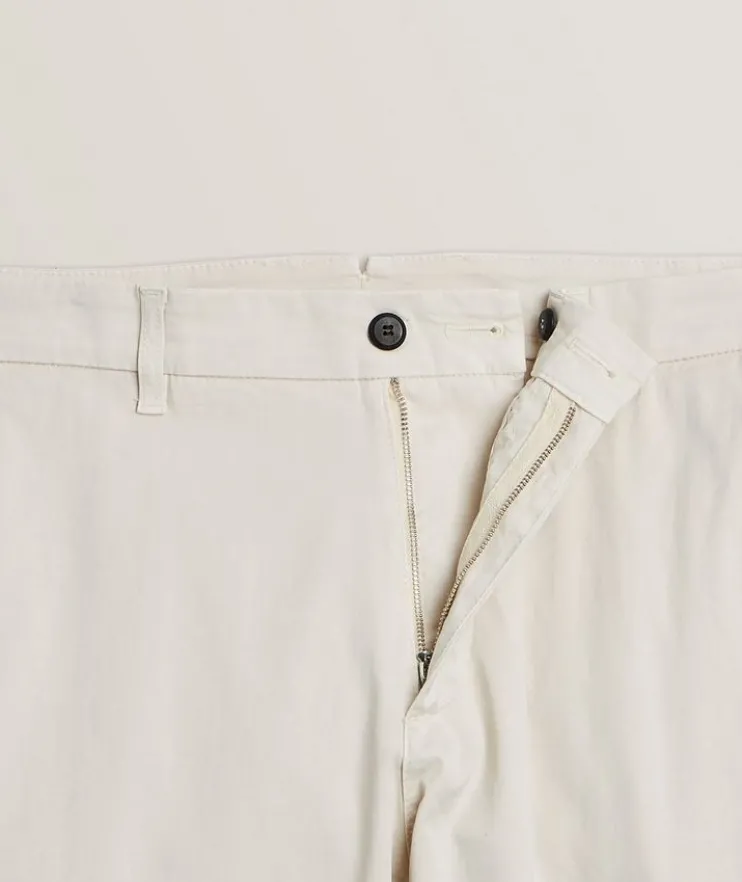 Stretch-Cotton Cargo Pants