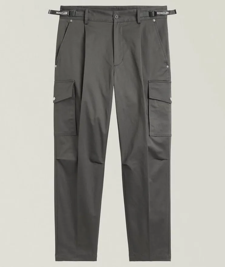 Stretch-Cotton Gabardine Cargo Pants