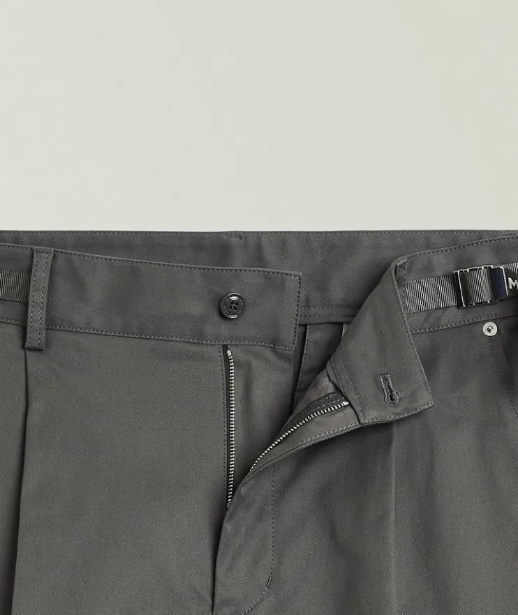 Stretch-Cotton Gabardine Cargo Pants