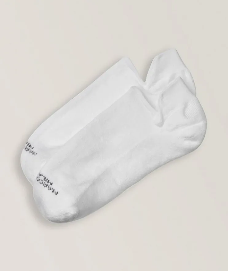 Stretch-Cotton Invisible Sneaker Socks