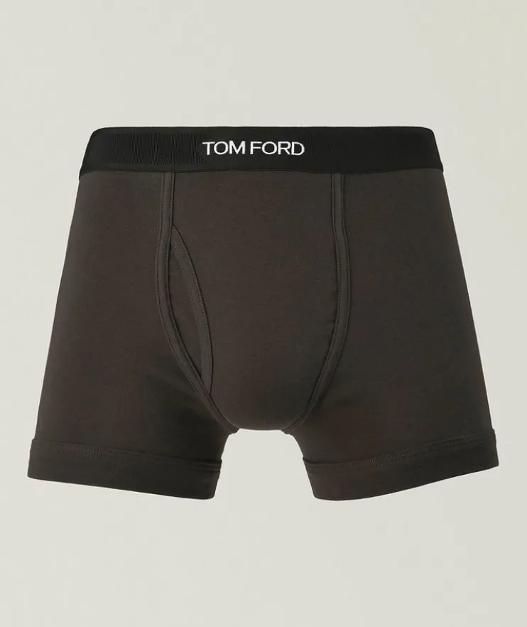 Stretch-Cotton Jersey Boxer Brief