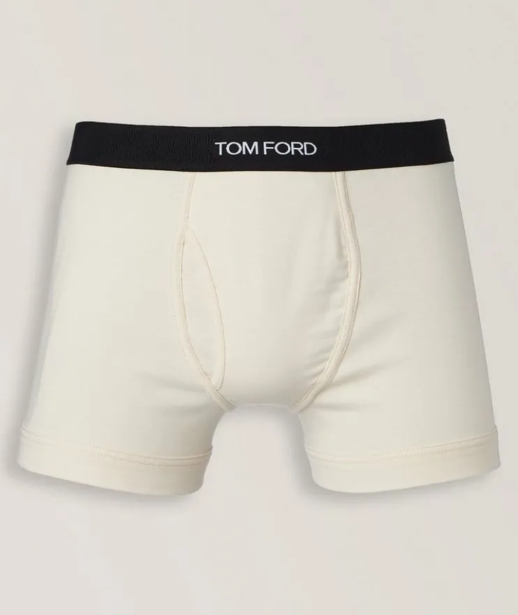 Stretch-Cotton Jersey Boxer Brief