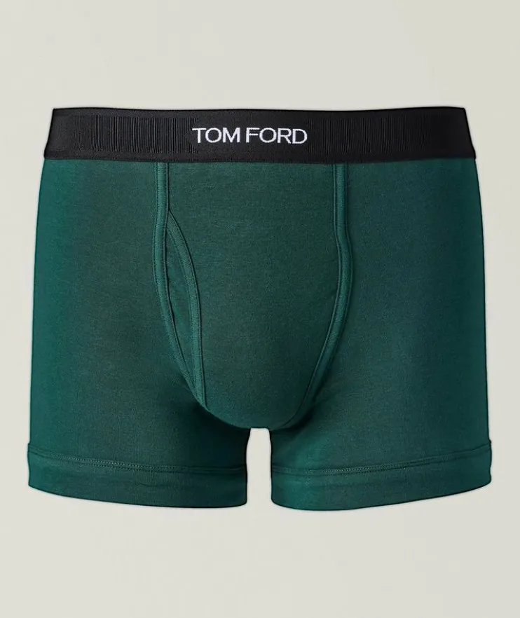 Stretch-Cotton Jersey Boxer Brief