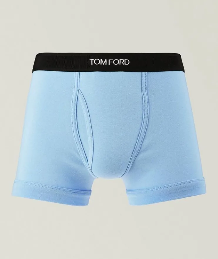 Stretch-Cotton Jersey Boxer Brief