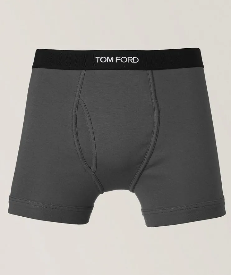 Stretch-Cotton Jersey Boxer Brief