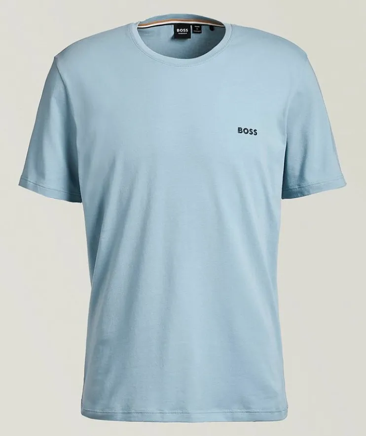 Stretch-Cotton Logo T-Shirt