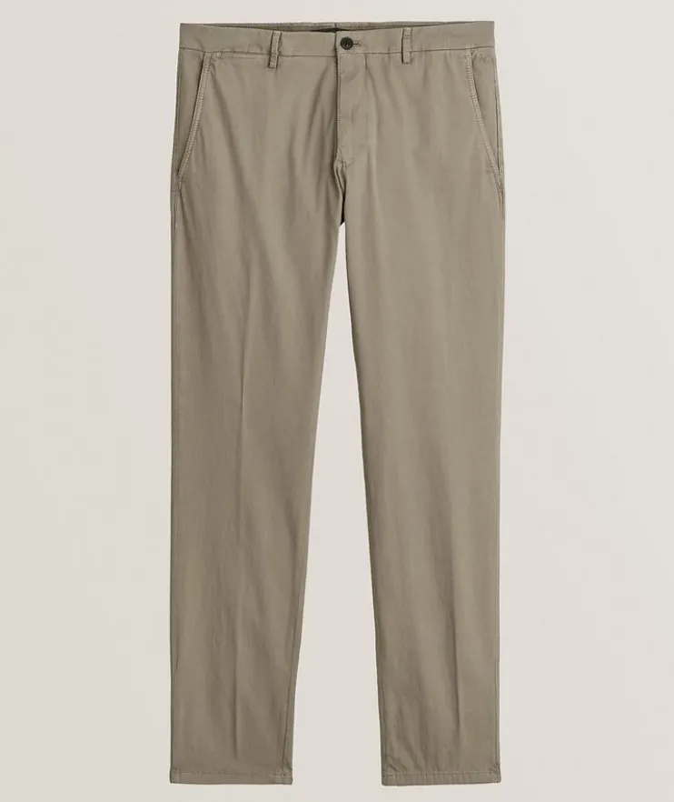 Stretch-Cotton Slim Pants