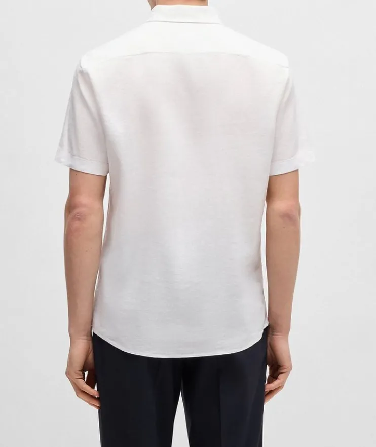 Stretch-Linen Shirt
