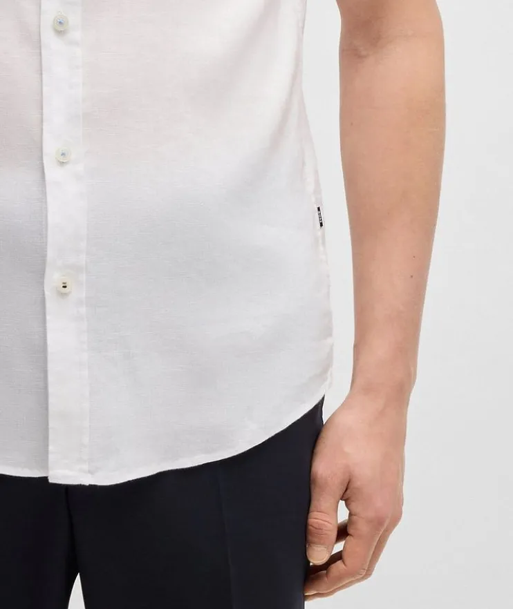 Stretch-Linen Shirt