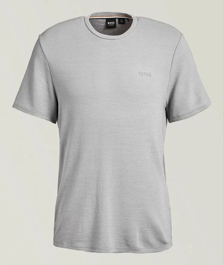 Stretch-Modal Ribbed T-Shirt