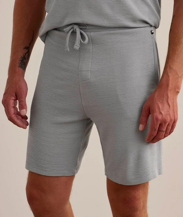 Stretch-Modal Ribbed Shorts