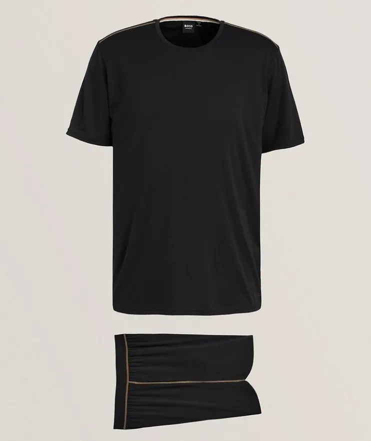 Stretch-Modal T-Shirt & Short Pajama Set
