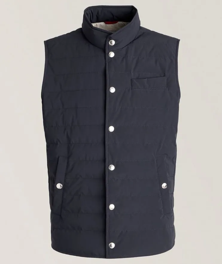 Stretch-Polyamide Padded Vest