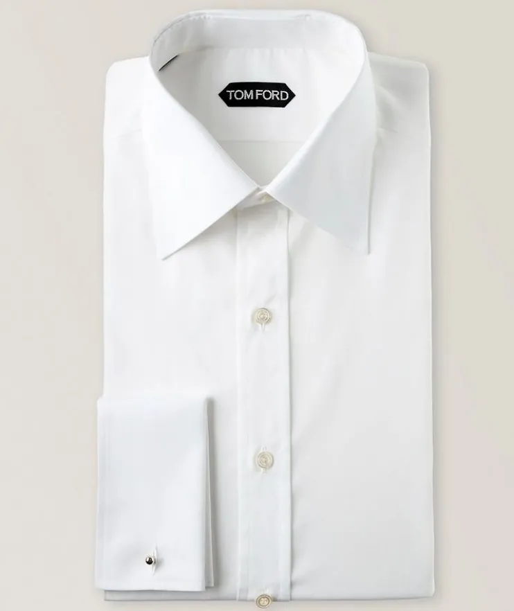 Stretch-Poplin Dress Shirt