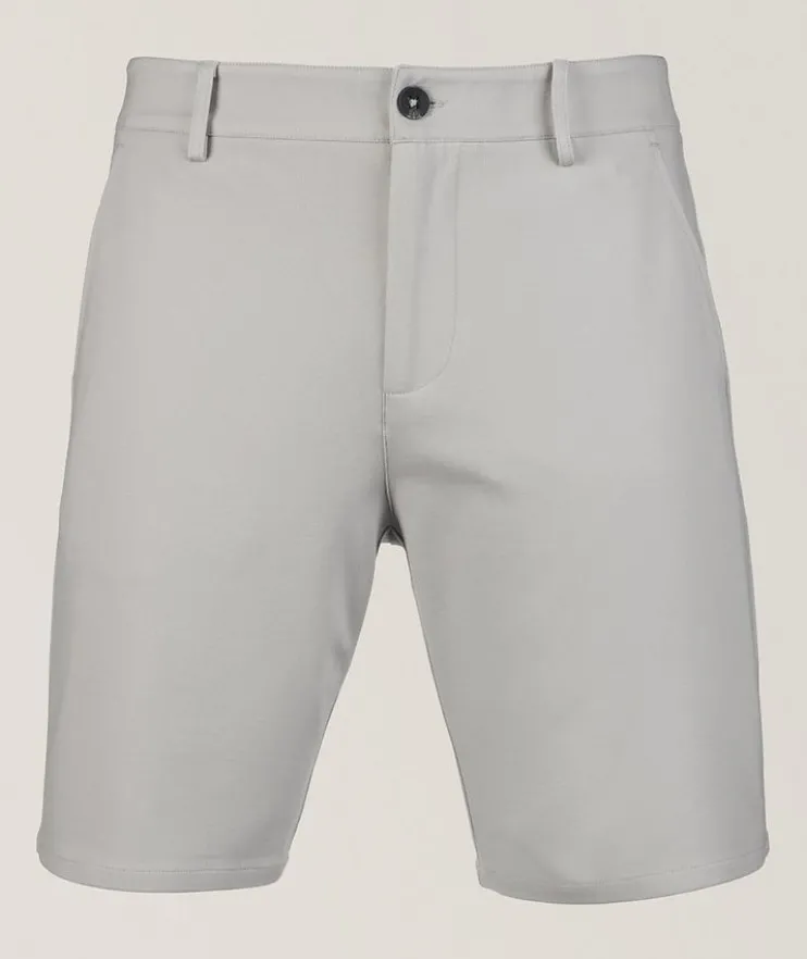 Stretch-Viscose Blend Shorts