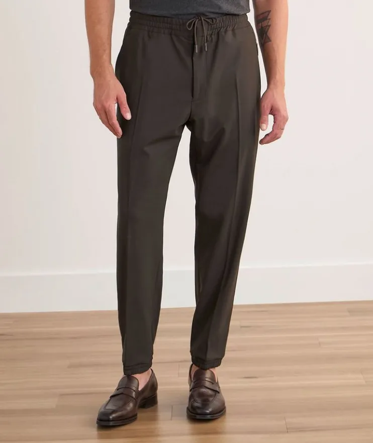 Stretch-Wool Joggers