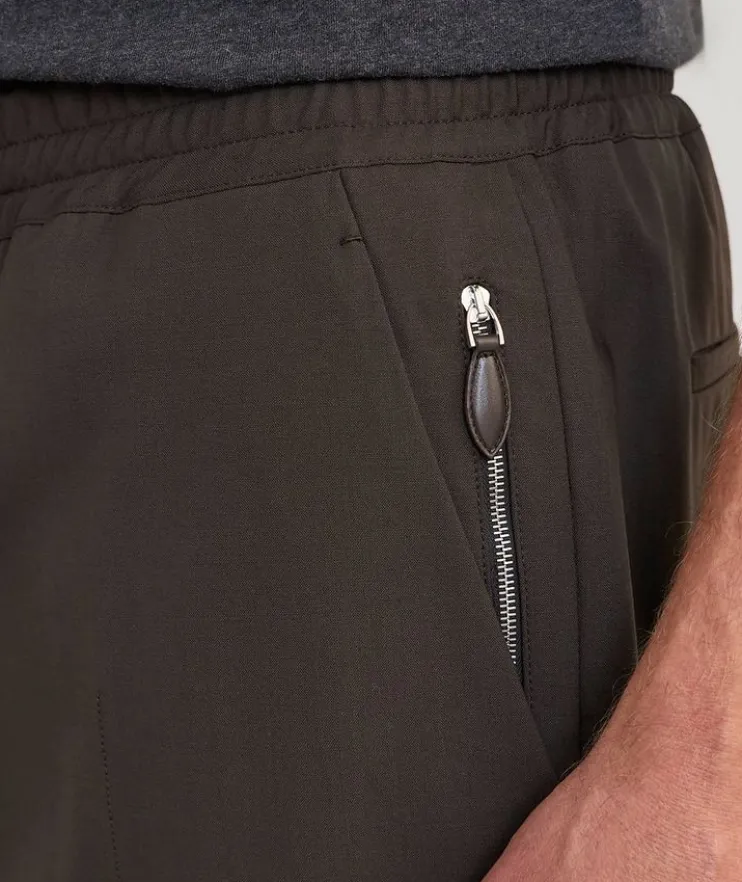 Stretch-Wool Joggers