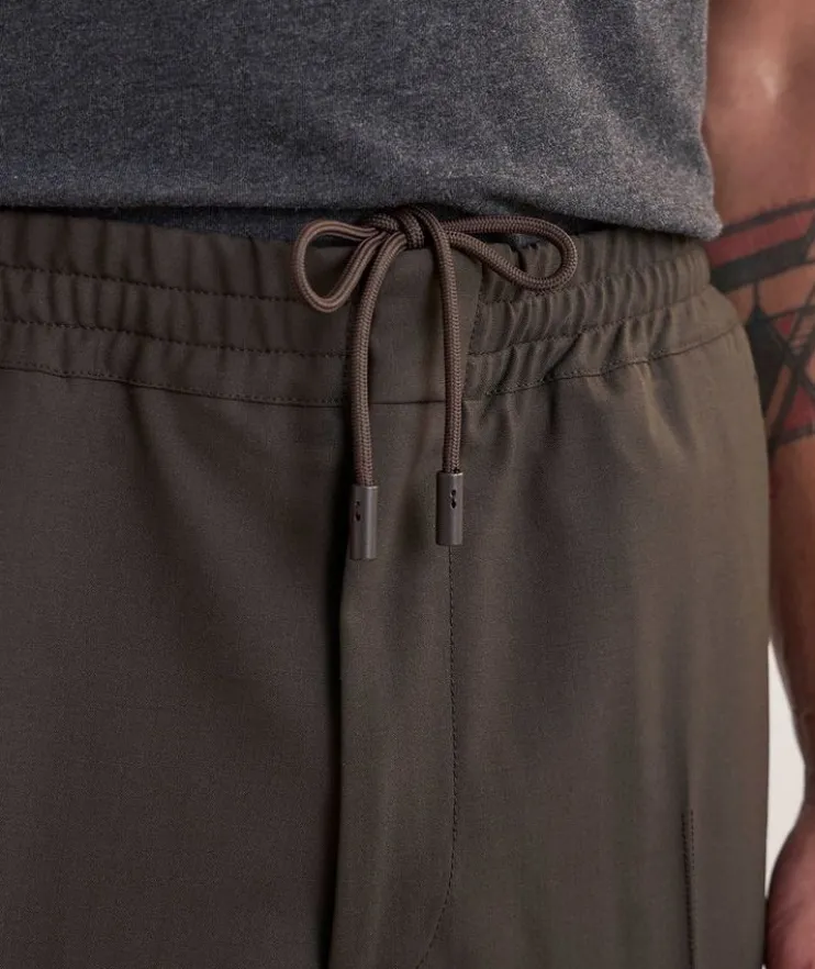 Stretch-Wool Joggers