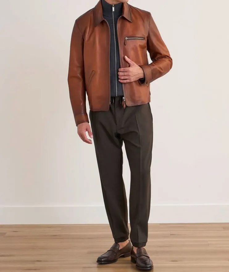 Stretch-Wool Joggers